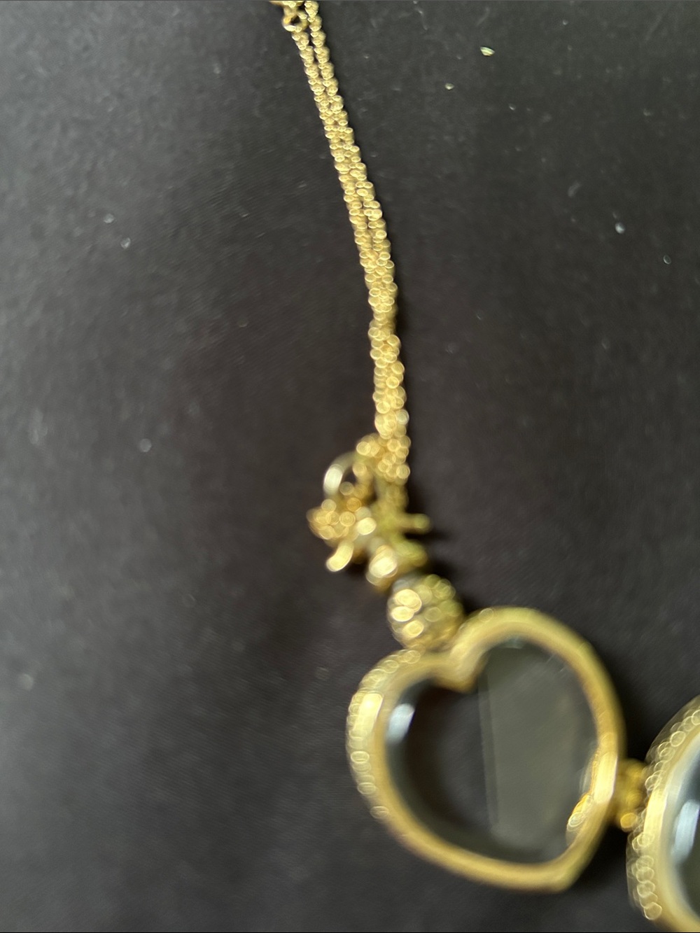 Gold Heart Locket Necklace - Women Jewelry - Picture 7 of 9